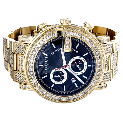 gucci mens jewelry uk|gucci diamond watches for men.